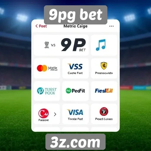 Métodos de pagamento disponíveis no 9pg bet