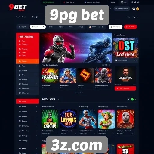 Interface do usuário do 9pg bet é intuitiva